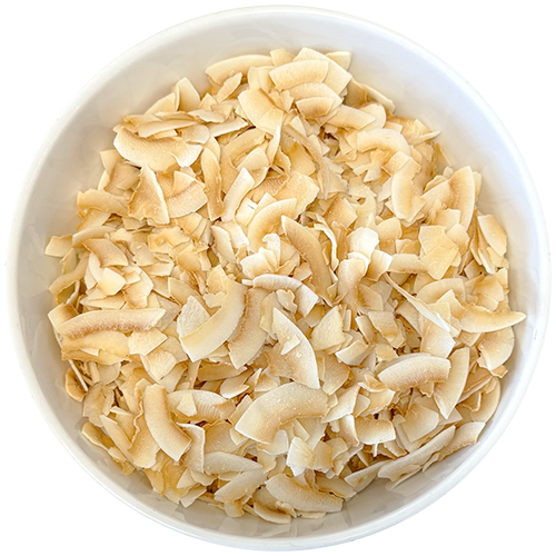 Toasted coconut chips