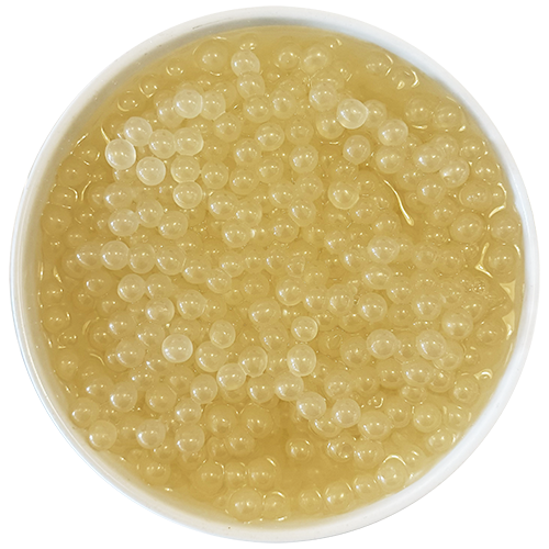 Lychee popping pearls